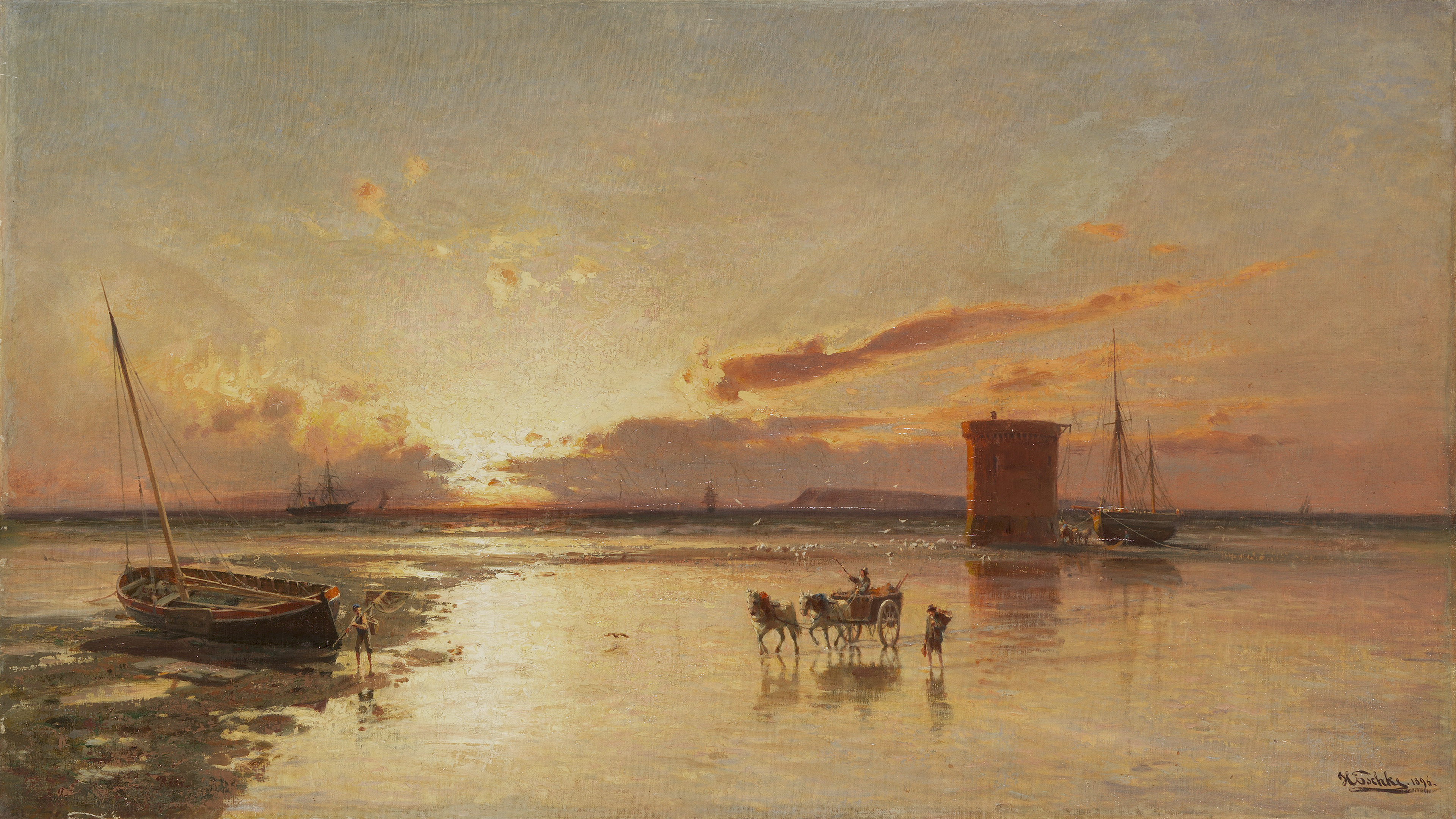 Tower on the Coast of Leith near Edinburgh